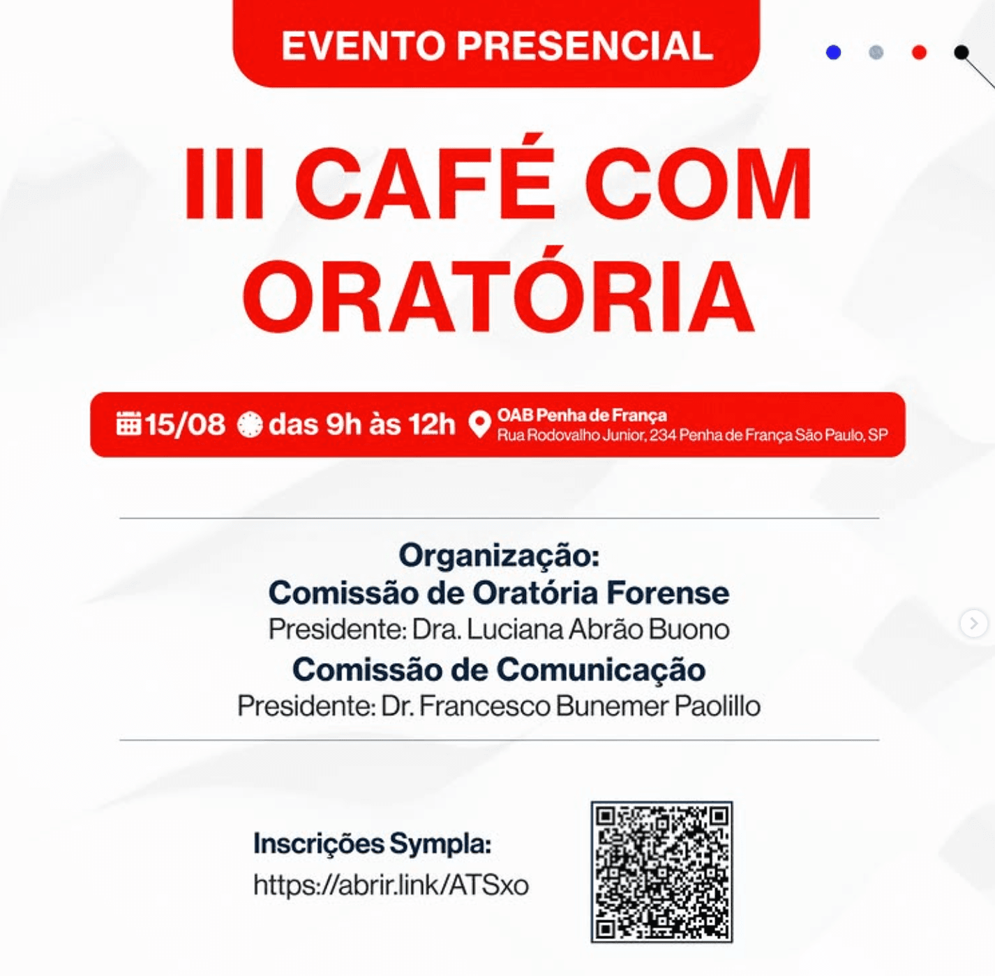 III Café com Oratória