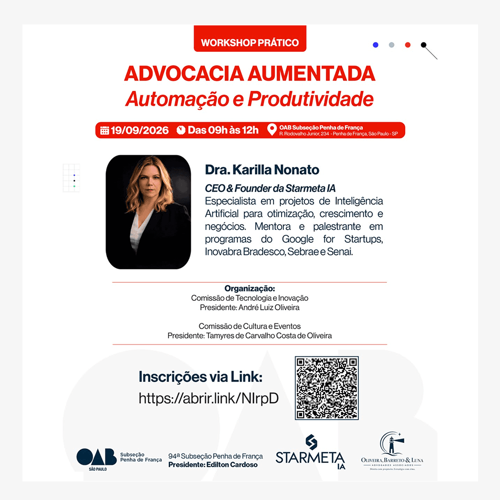 Workshop Prático: Advocacia Aumentada: Automação e Produtividade