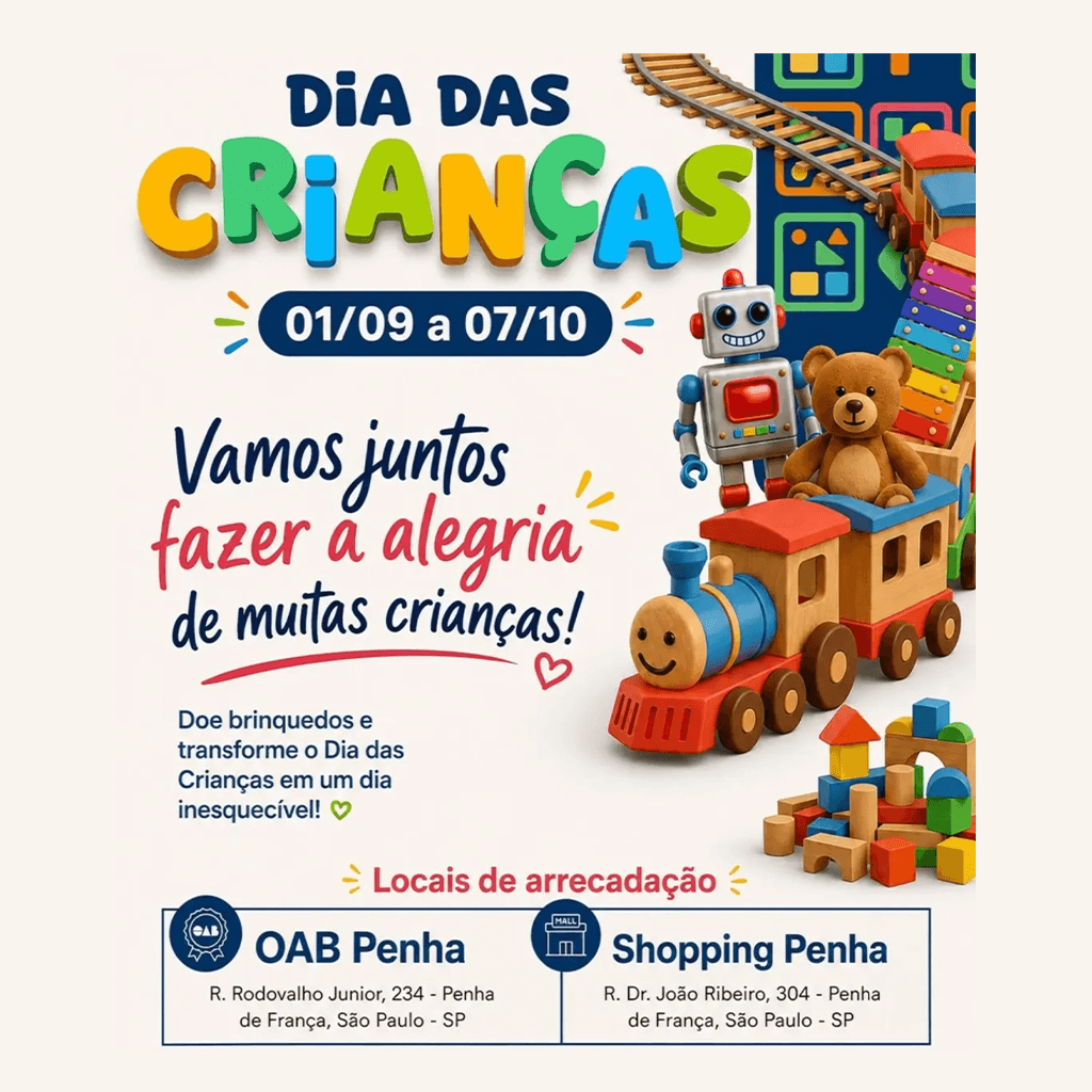 🎈🧸 Campanha Dia das Crianças 🧸🎈(até 7/10)
