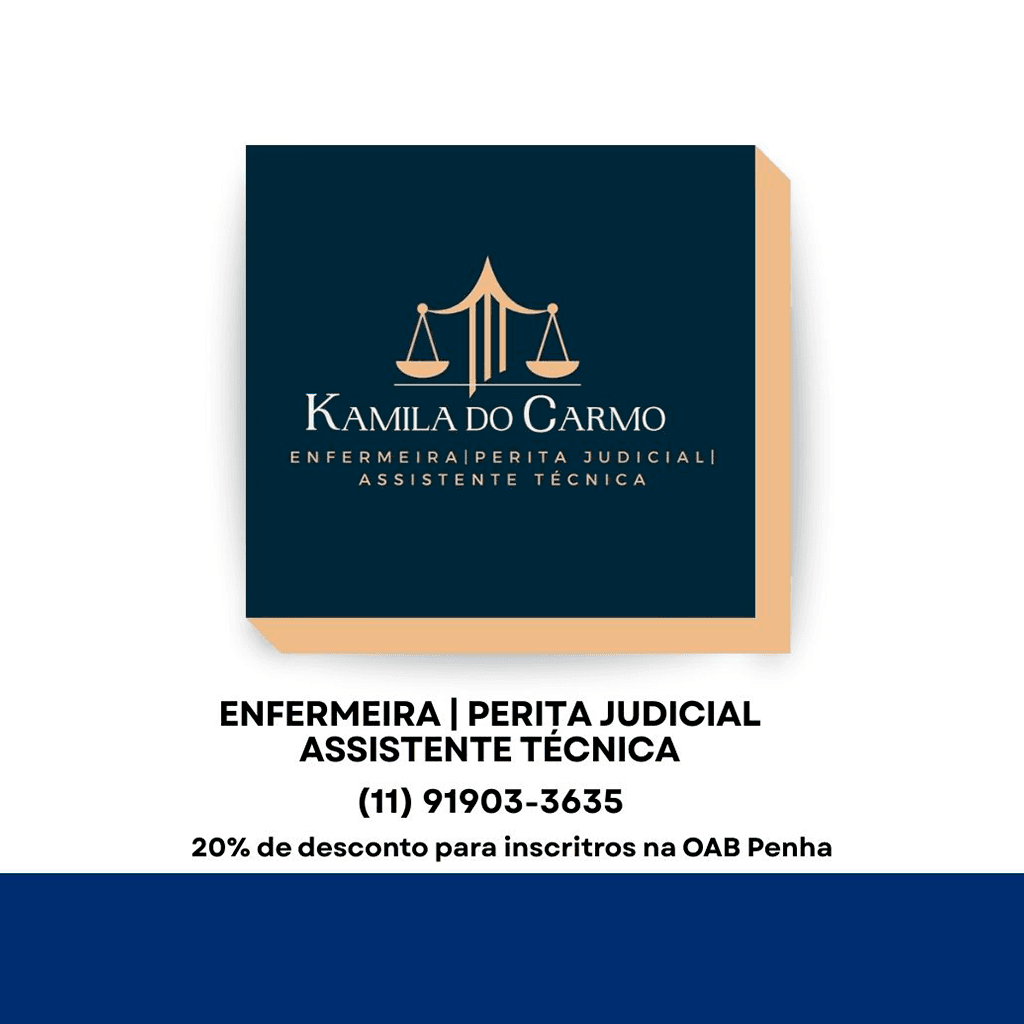 Kamila do Carmo - Enfermeira | Perița Judicial | Assistente Técnica