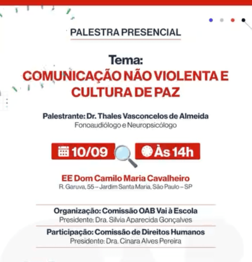 Comunicação Não Violenta e Cultura de Paz